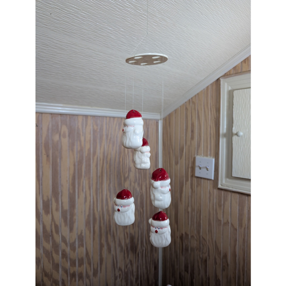 Other - Vintage Christmas Santa Head Mobile
